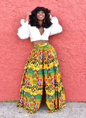 African Print Baggy Pants; High Waist Wide Leg Comfy Casual Pants